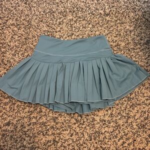Chic Teal Skater Skirt